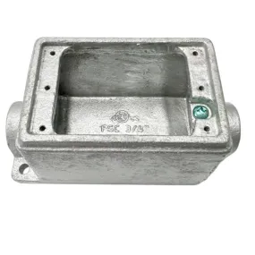 1 Inch FSC Double Gang Box Dual Hub HDG FSC3MHDG (Pack of 5)