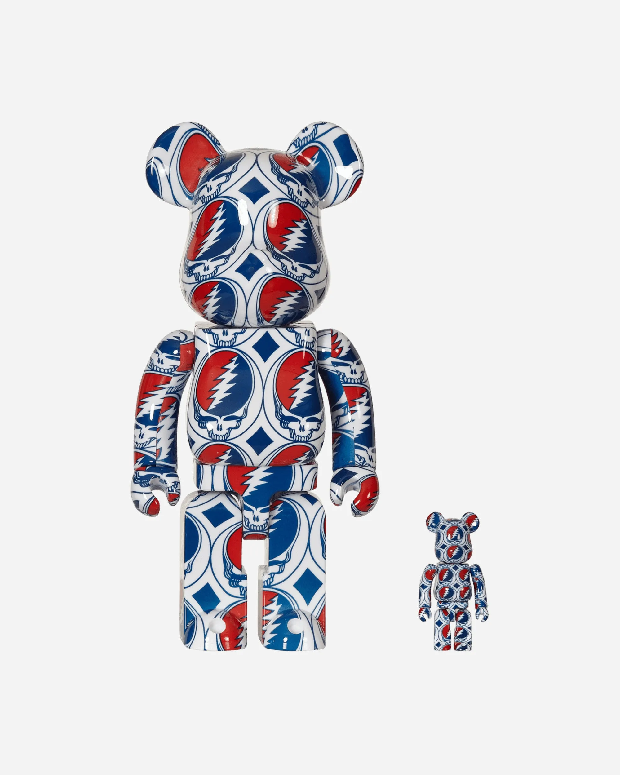 100% 400% Grateful Dead - Steal Your Face Be@rbrick Multicolor
