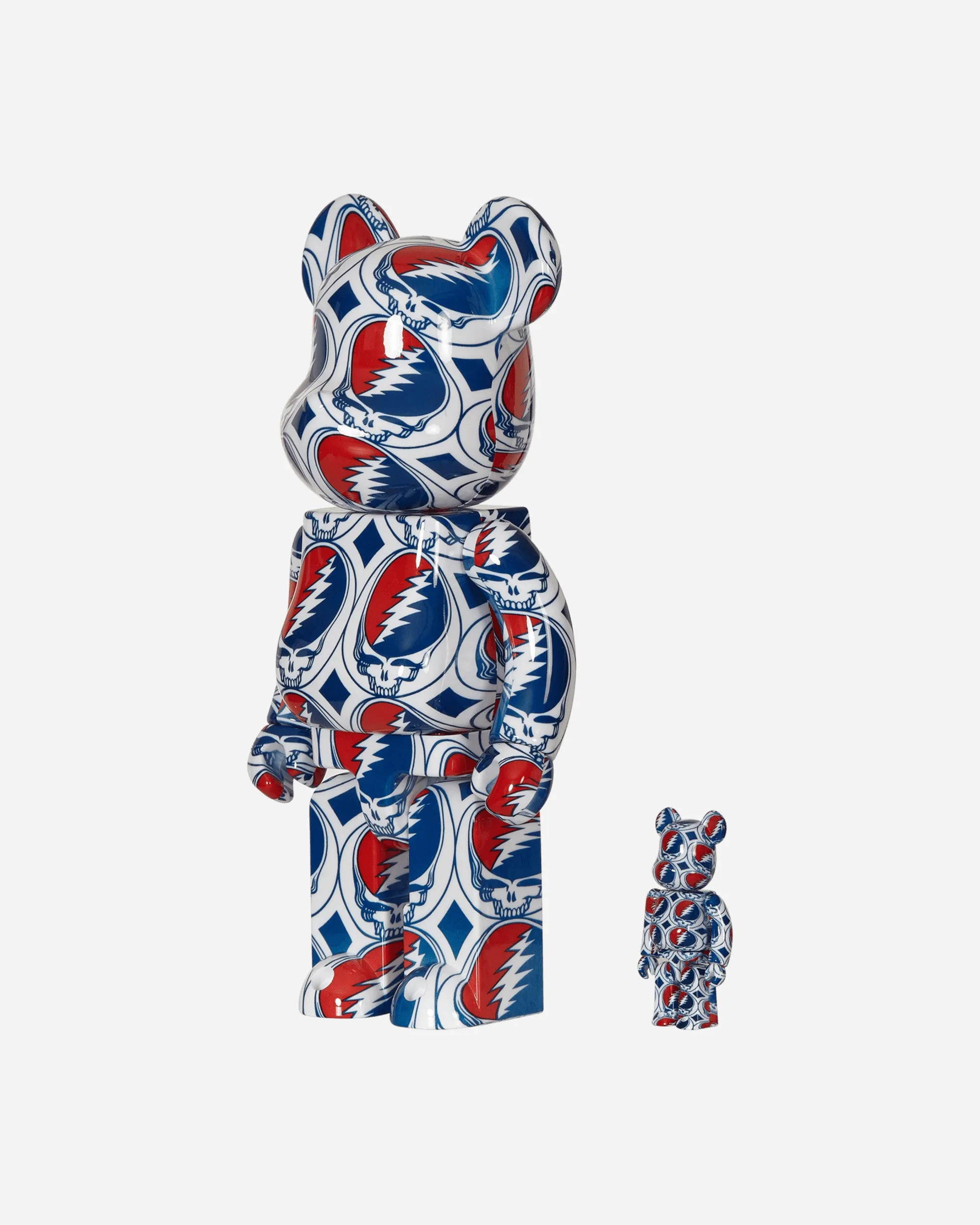 100% 400% Grateful Dead - Steal Your Face Be@rbrick Multicolor