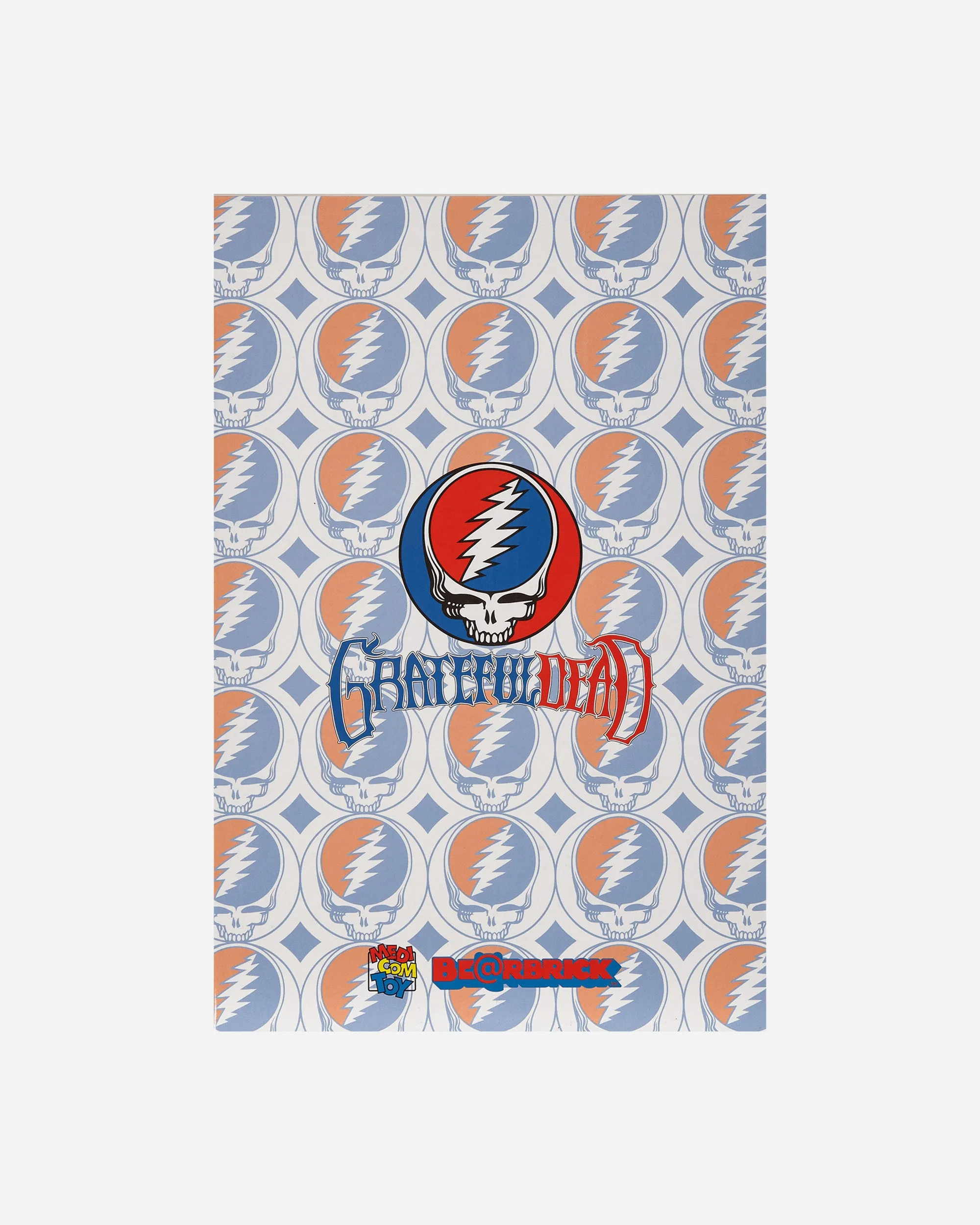 100% 400% Grateful Dead - Steal Your Face Be@rbrick Multicolor