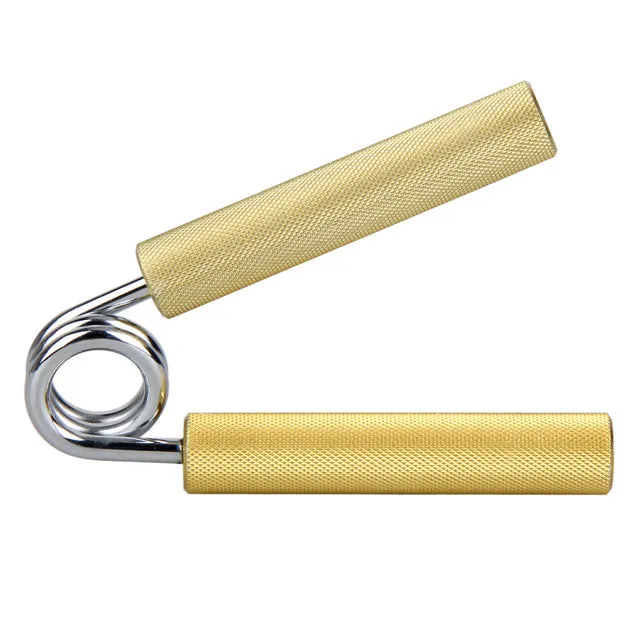 150lbs Adjustable Hand Grippers Stronger Man Dynamometer Wrist Muscle Strength Handle Heavy Grips Exerciser Training Silver/Gold
