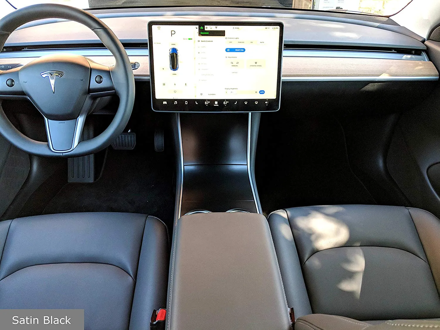 2017-2020 Tesla Model 3 & Y Center Console Wrap