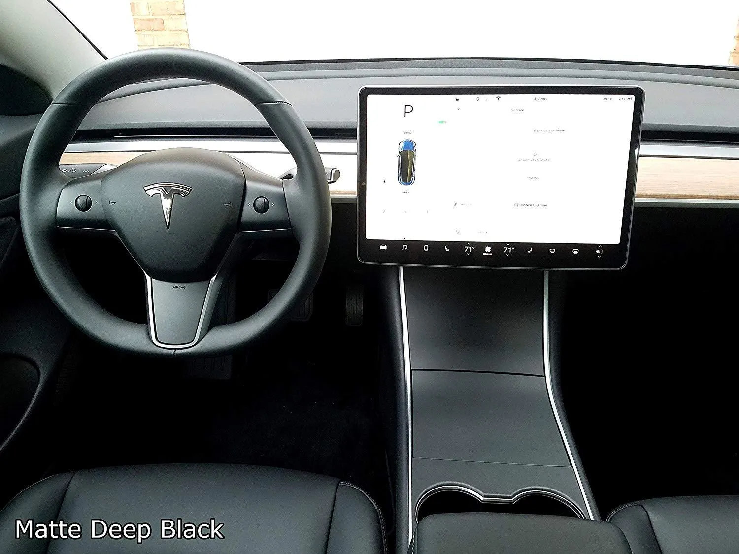 2017-2020 Tesla Model 3 & Y Center Console Wrap