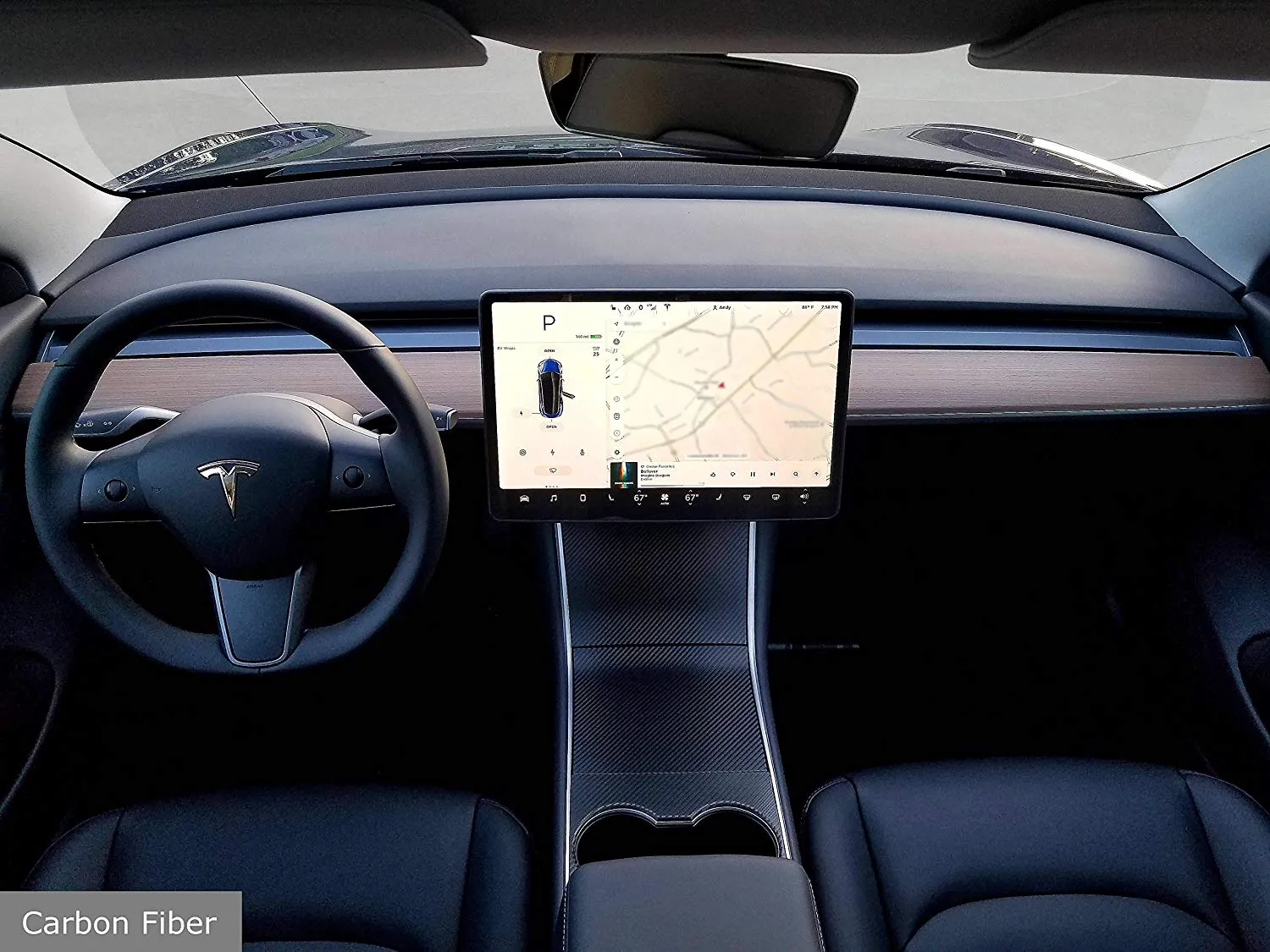 2017-2020 Tesla Model 3 & Y Center Console Wrap
