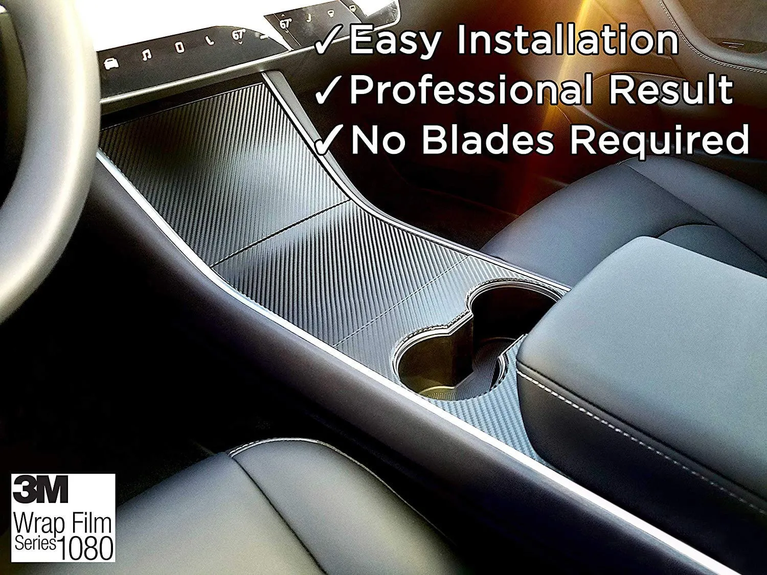 2017-2020 Tesla Model 3 & Y Center Console Wrap