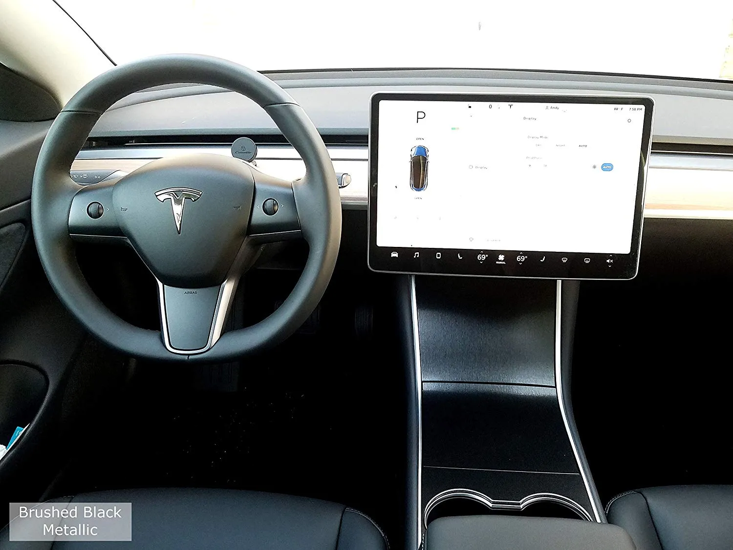 2017-2020 Tesla Model 3 & Y Center Console Wrap