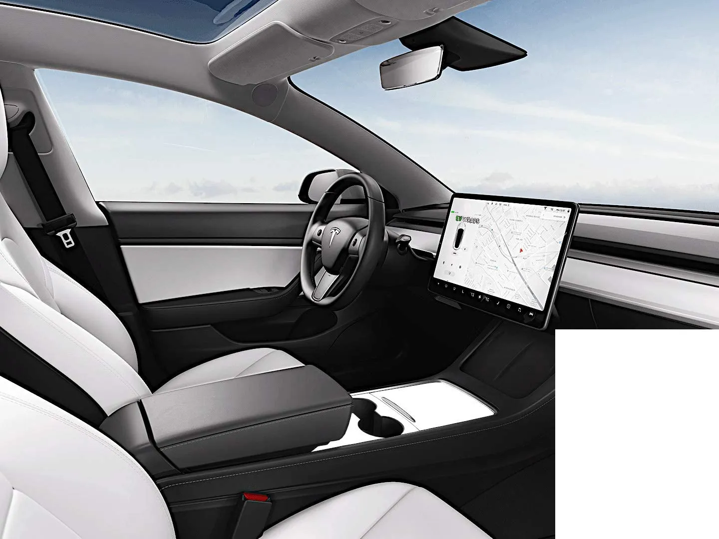 2021-2022 Tesla Model 3 & Y Center Console Wrap