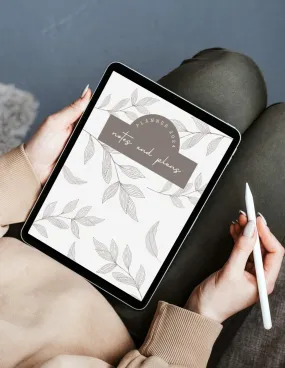 2024 Minimalist Digital Monthly Planner | Focus & Thrive with Simplicity