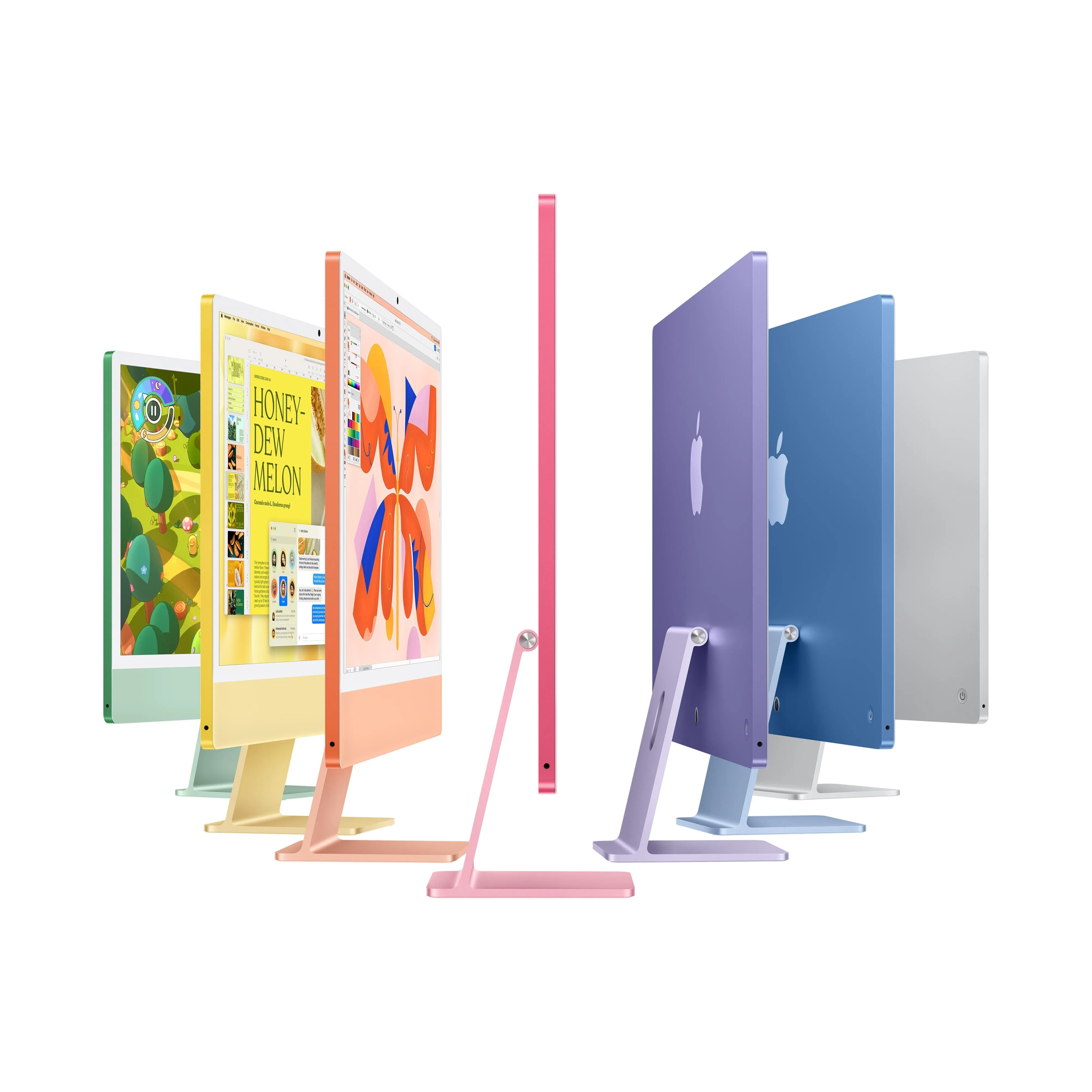 24-inch iMac with Retina 4.5K display: Apple M4 chip with 8-core CPU and 8-core GPU, 256GB SSD - Blue