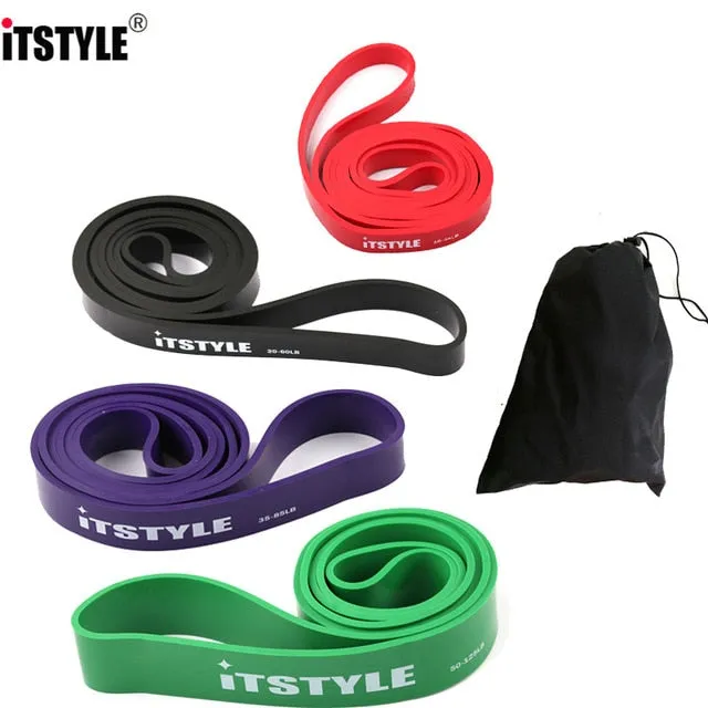 41" Resistance Bands 208cm Fitness Rubber Pull Up Crossfit Power latex Expander Hanging Yoga Loop Band