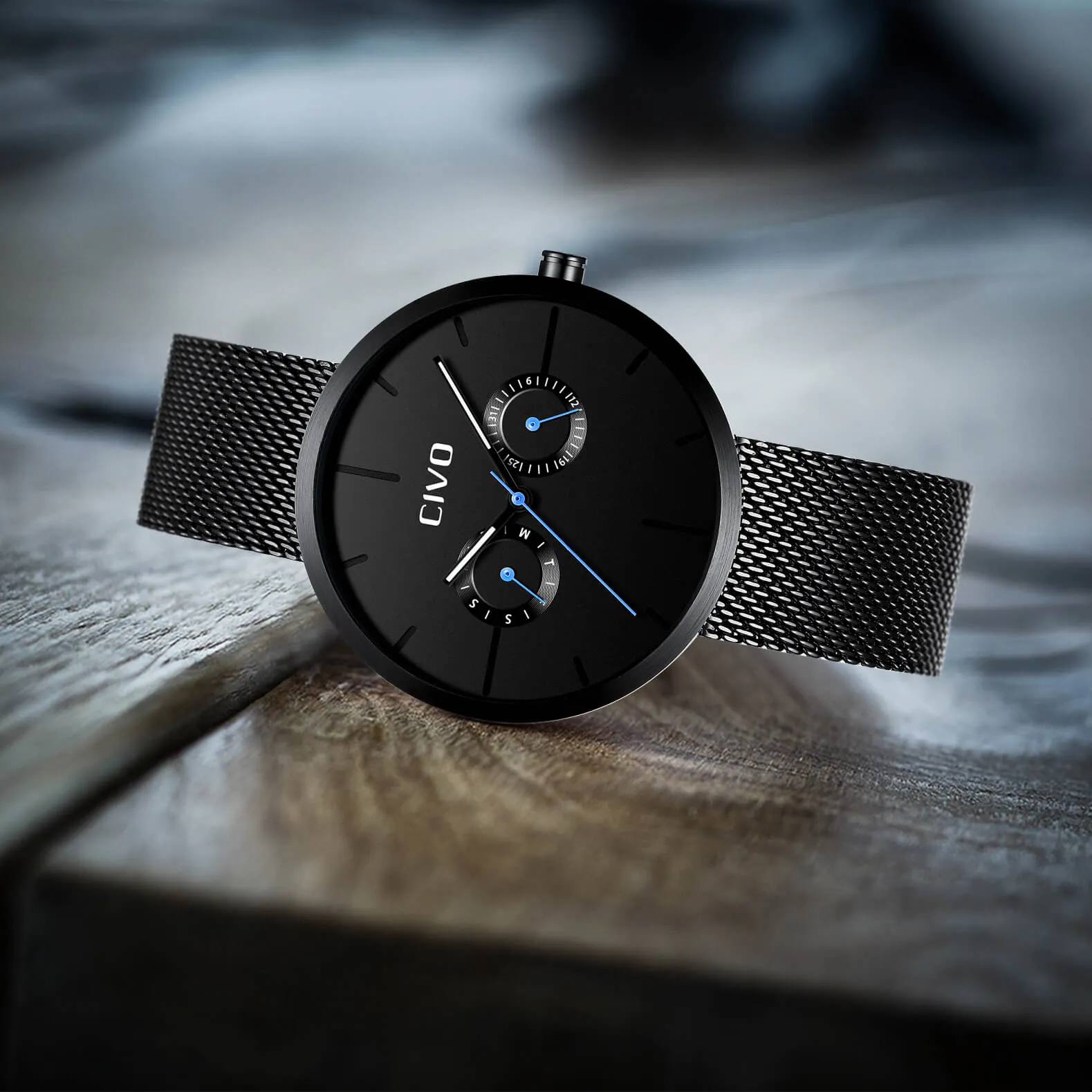 8039C | Quartz Men Watch | Mesh Band