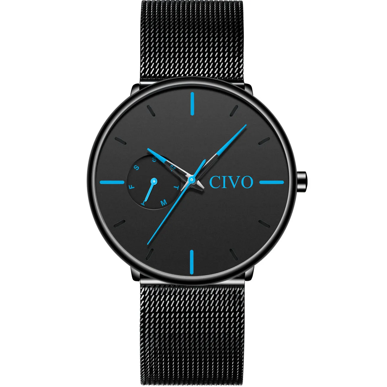 8052C | Quartz Men Watch | Leather Band