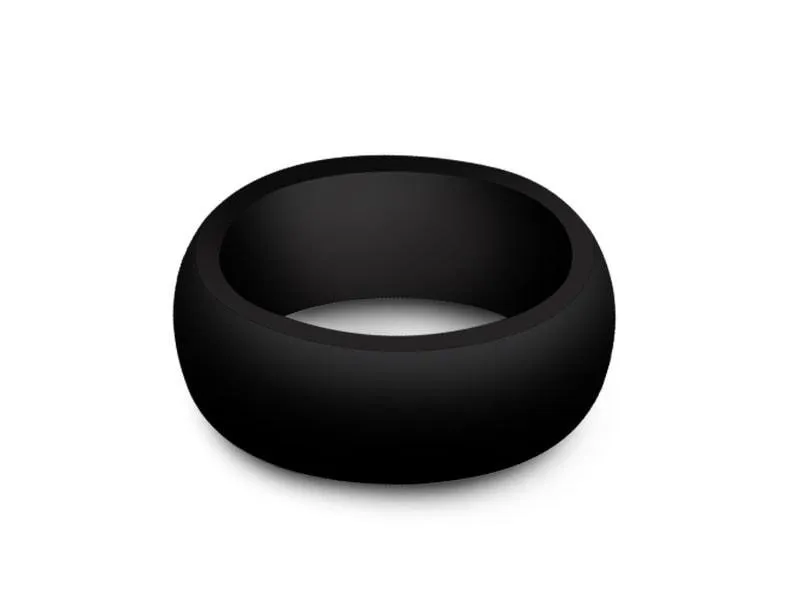 8MM Active Life Style SILICONE Wedding Band