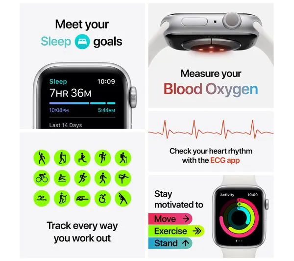 Apple Watch Series 6 GPS   Cellular - 44mm Graphite Stainless Steel Case with Black Sport Band - Very Good