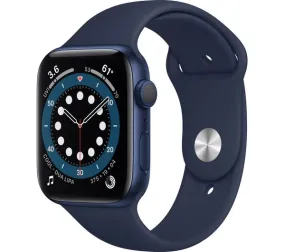 APPLE Watch Series 6 GPS   Cellular - Blue Aluminium with Deep Navy Sports Band, 40mm - Acceptable