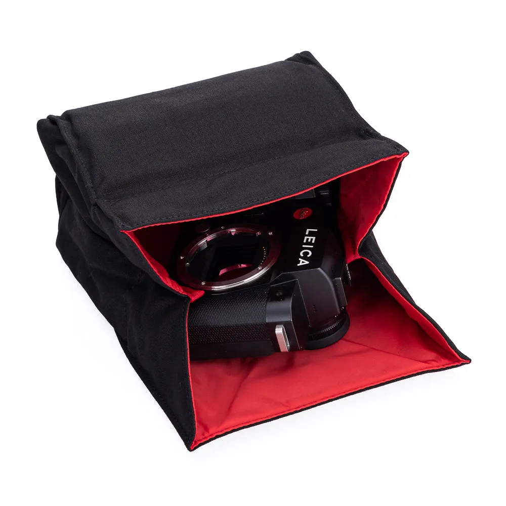 Artisan & Artist* ACAM 76 Canvas Wrap Body/Lens Pouch, Black