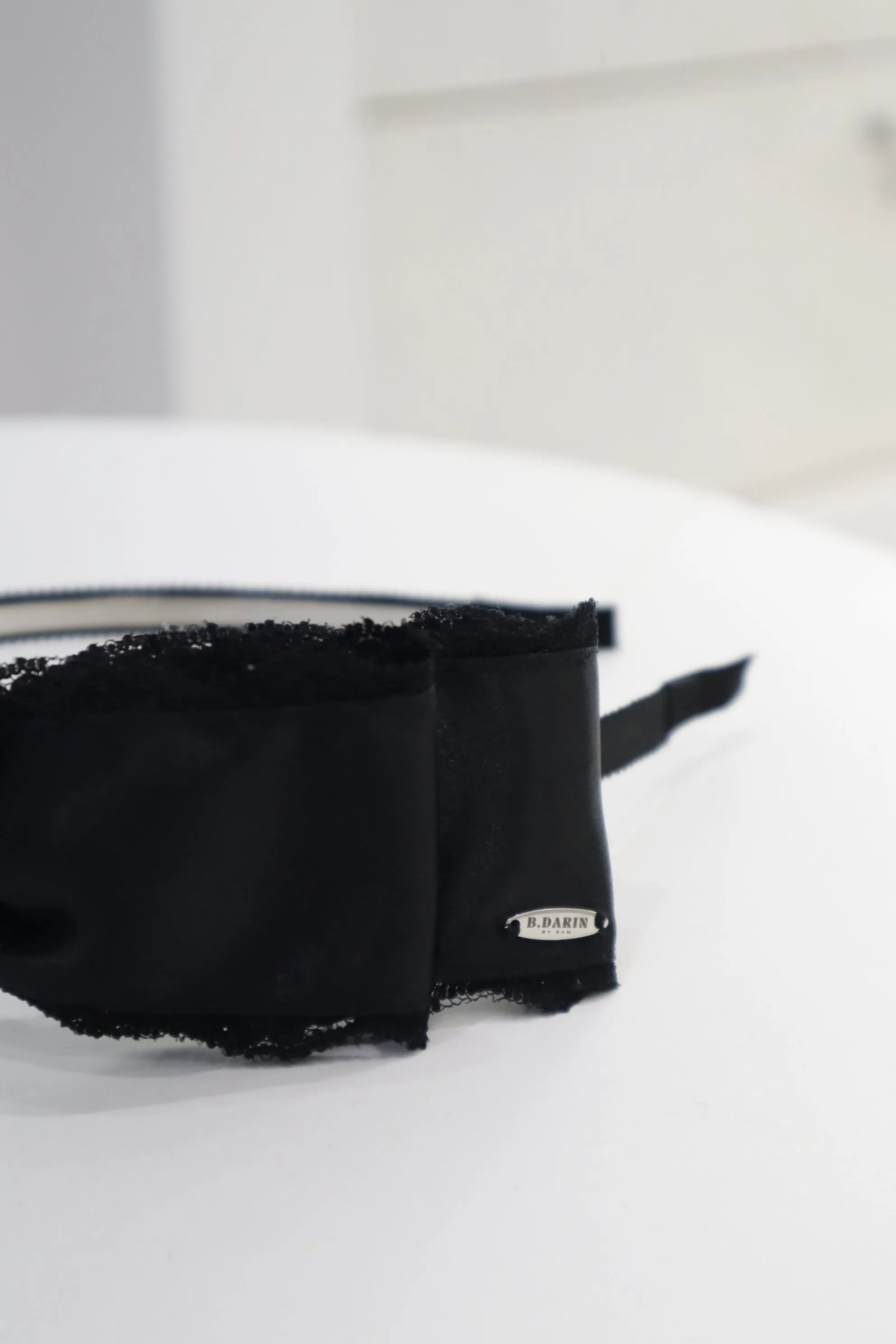 B.DARIN'S Made Black Bow Ribbon Hair Bands (2Styles)
