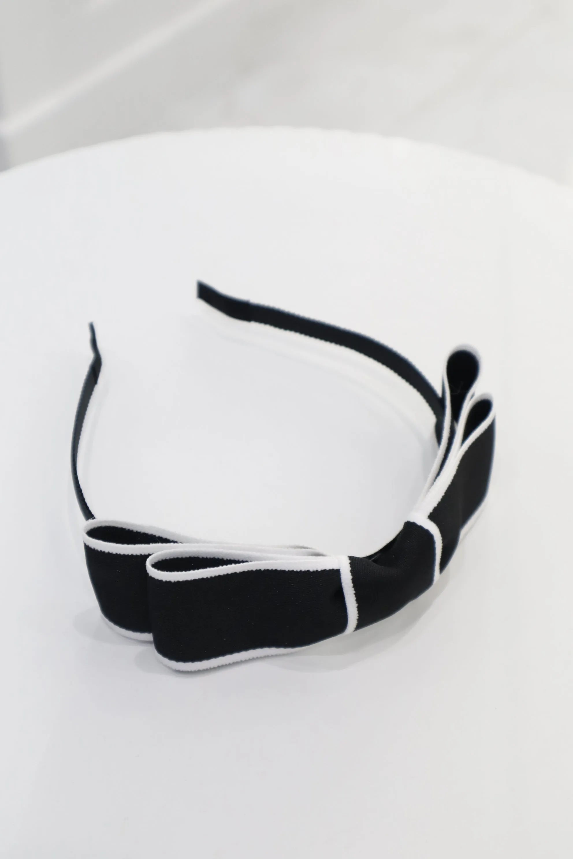 B.DARIN'S Made Black Bow Ribbon Hair Bands (2Styles)