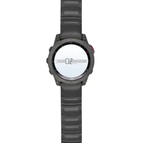 Black Ceramic Stainless Steel Garmin Fenix 6S / 7S / 8 (43MM) Band