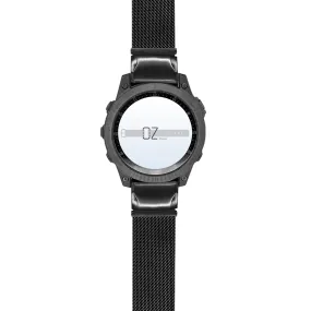 Black Milanese Loop Garmin Fenix 6S / 7S / 8 (43MM) Band