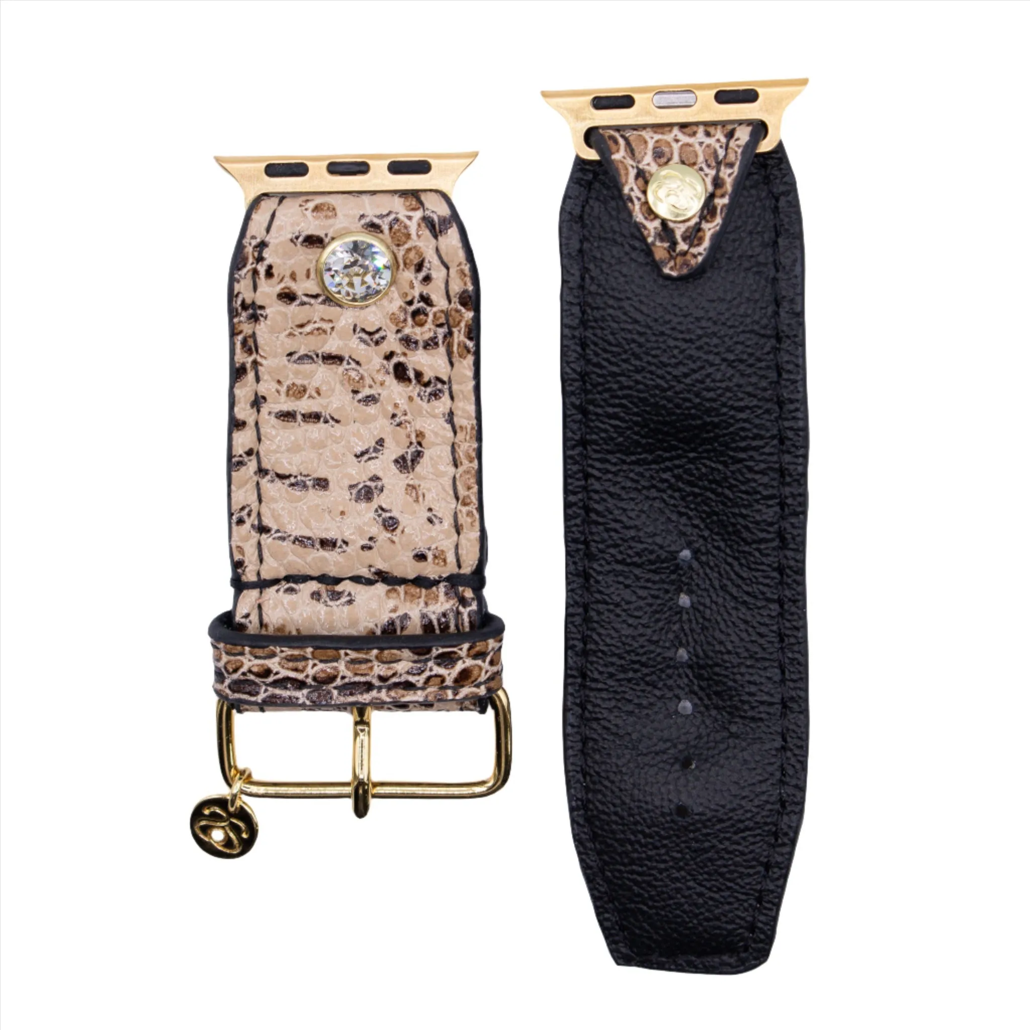 BLESSING BAND - Luxe Desert Snakeskin Sivella Watchband