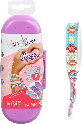 BLINGLE BANDS 5 BAND STARTER POD GEM FRIENDSHIP BRACELETS