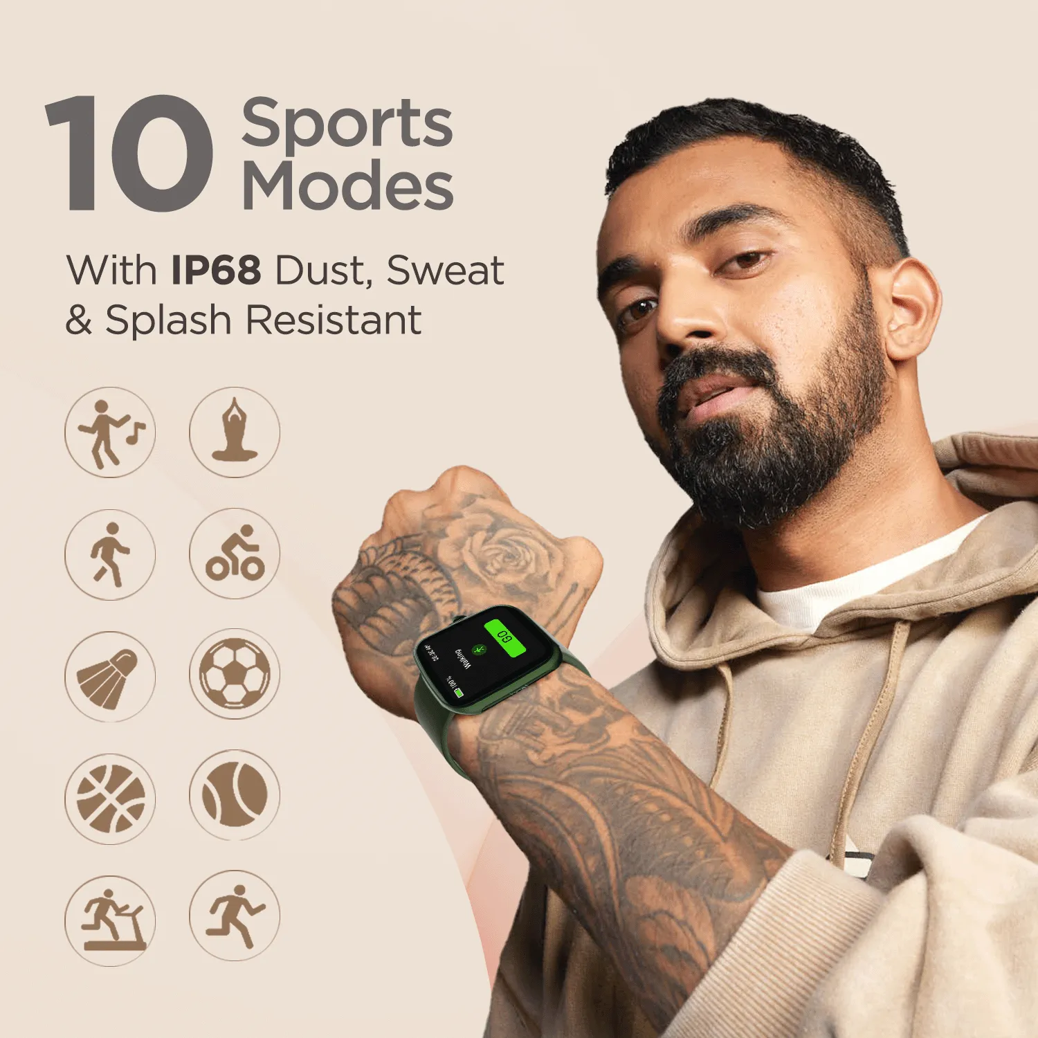 boAt Wave Style | Premium Smartwatch with  7 Days Battery Life, IP68 Sweat & Water Resistance, 10  Sports Mode