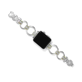 Brighton | Meridian Tempo Watch Band in Silver Tone