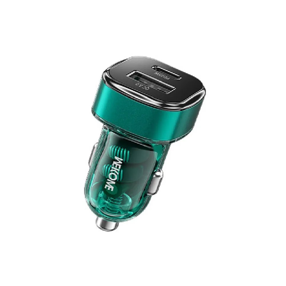 C45 Car Charger Adapter Fast Charging 43W USB A USB C Port Car