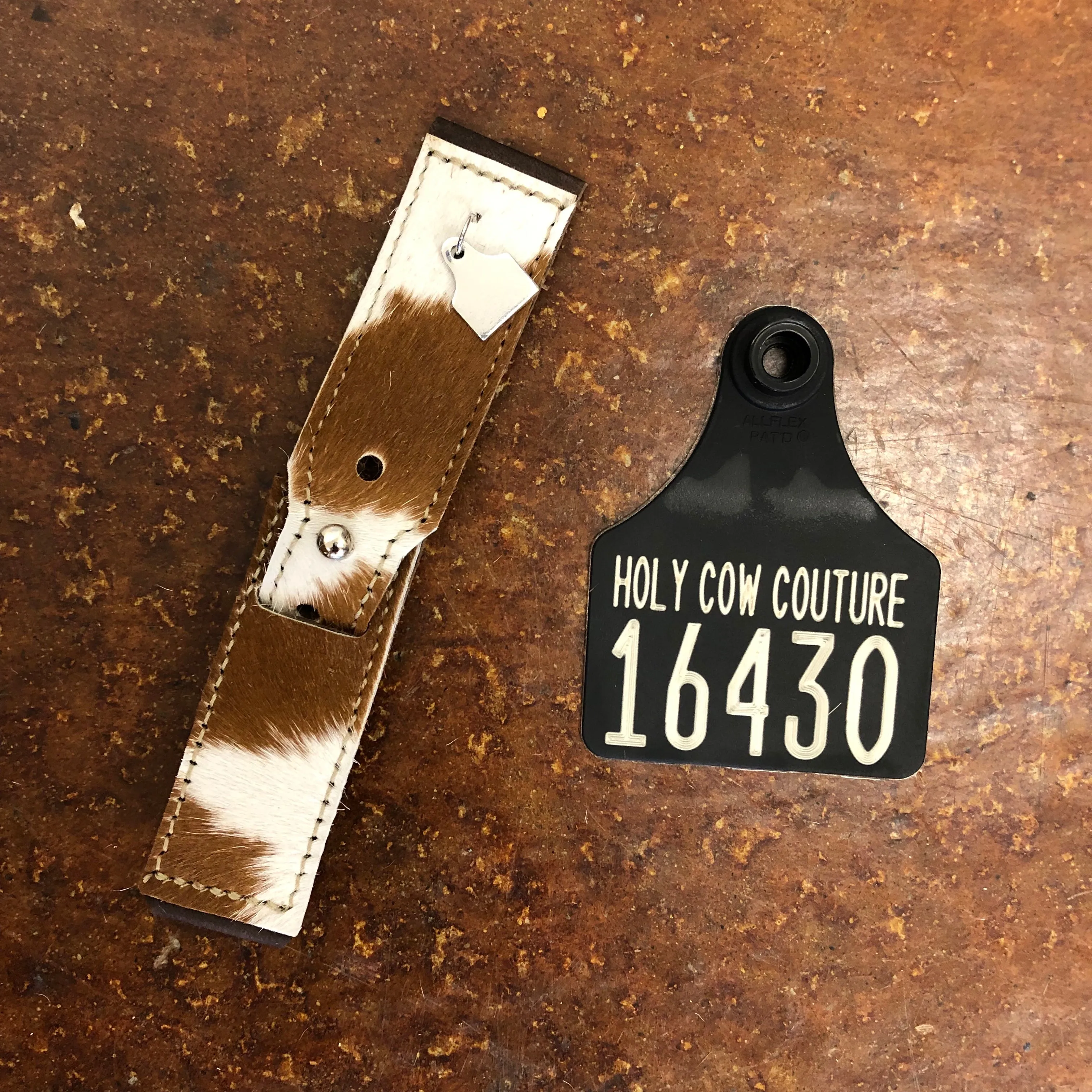 Calf Cowhide Apple Watch Band - Small #16430