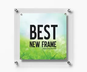 Case Pack of Five Units of 14" x 14" Changeable Wall Displays BeSquare