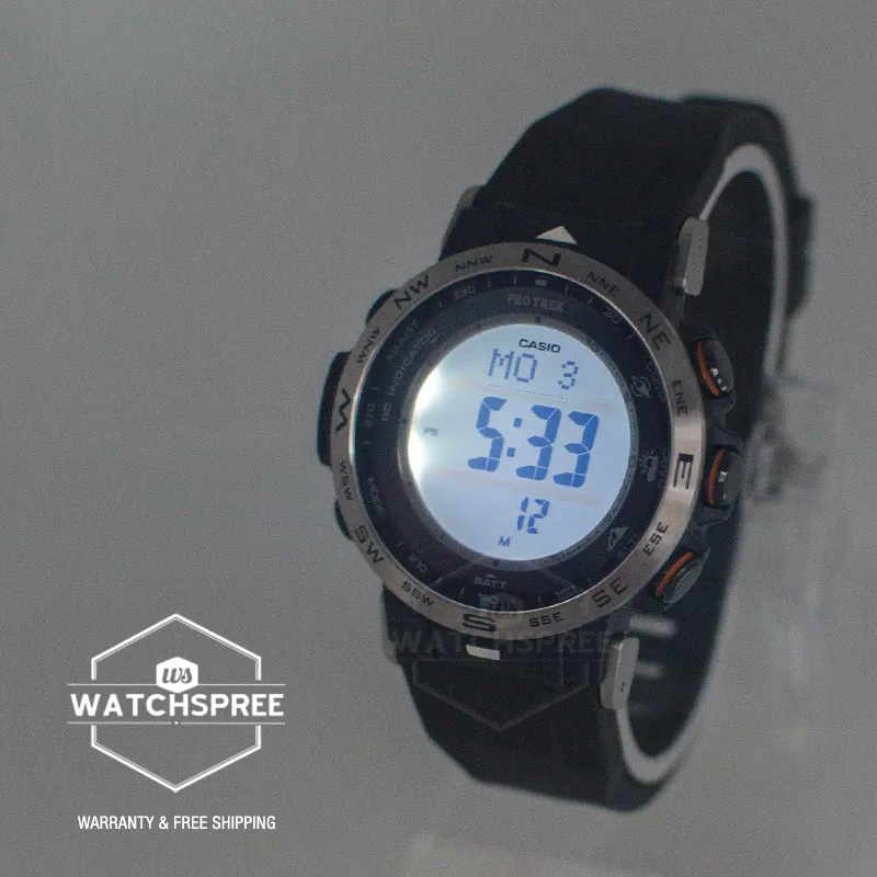 Casio Pro Trek PRW-30 Series Triple Sensor Tough Solar Watch - PRW30-1A | Durable Outdoor Timepiece with Altimeter, Barometer, and Compass