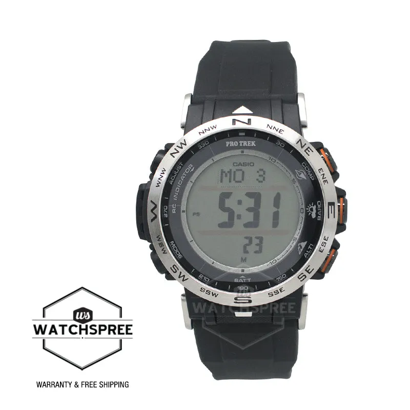 Casio Pro Trek PRW-30 Series Triple Sensor Tough Solar Watch - PRW30-1A | Durable Outdoor Timepiece with Altimeter, Barometer, and Compass