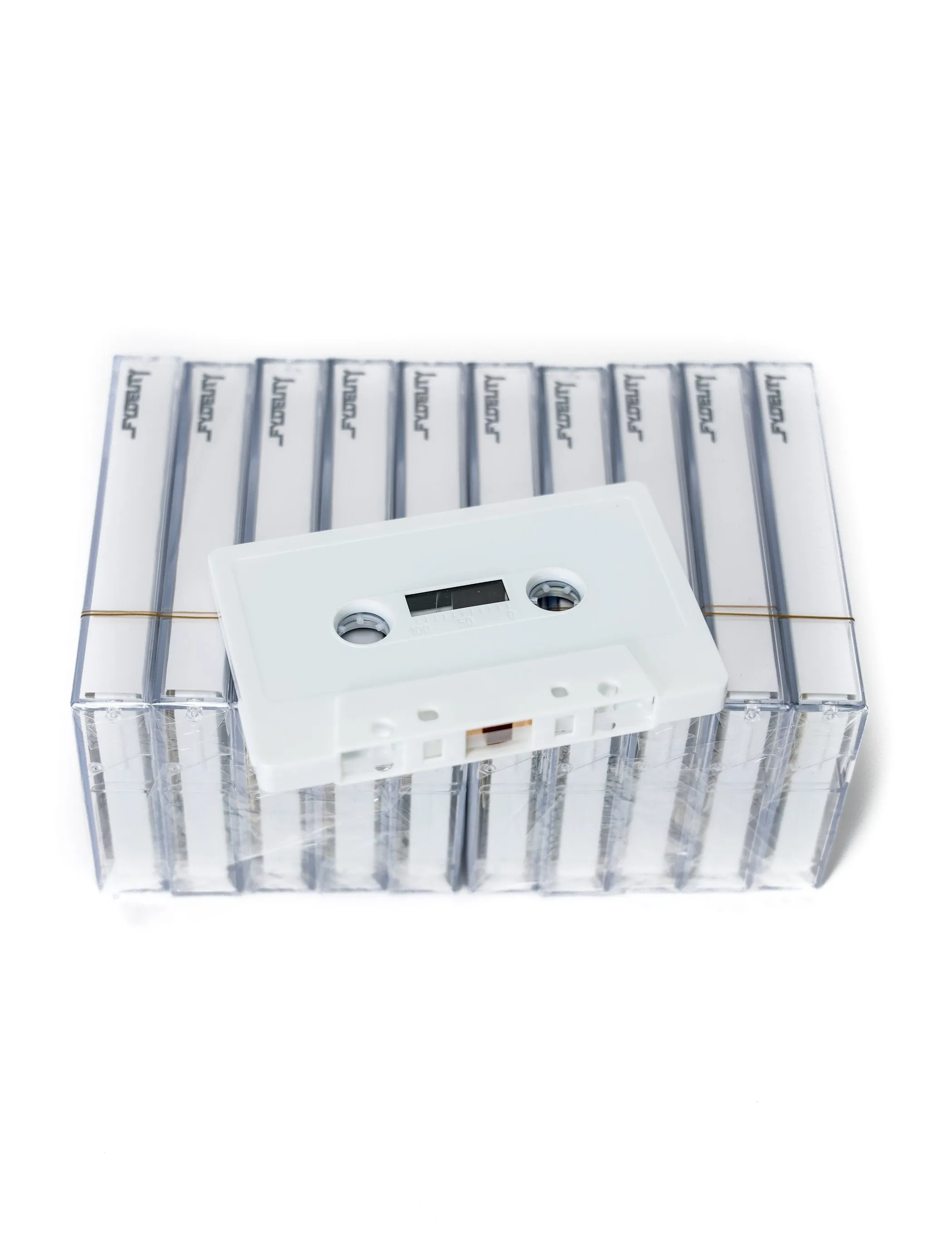 Cassette Tapes | Blank 30 Min 10-Pack | WHITE