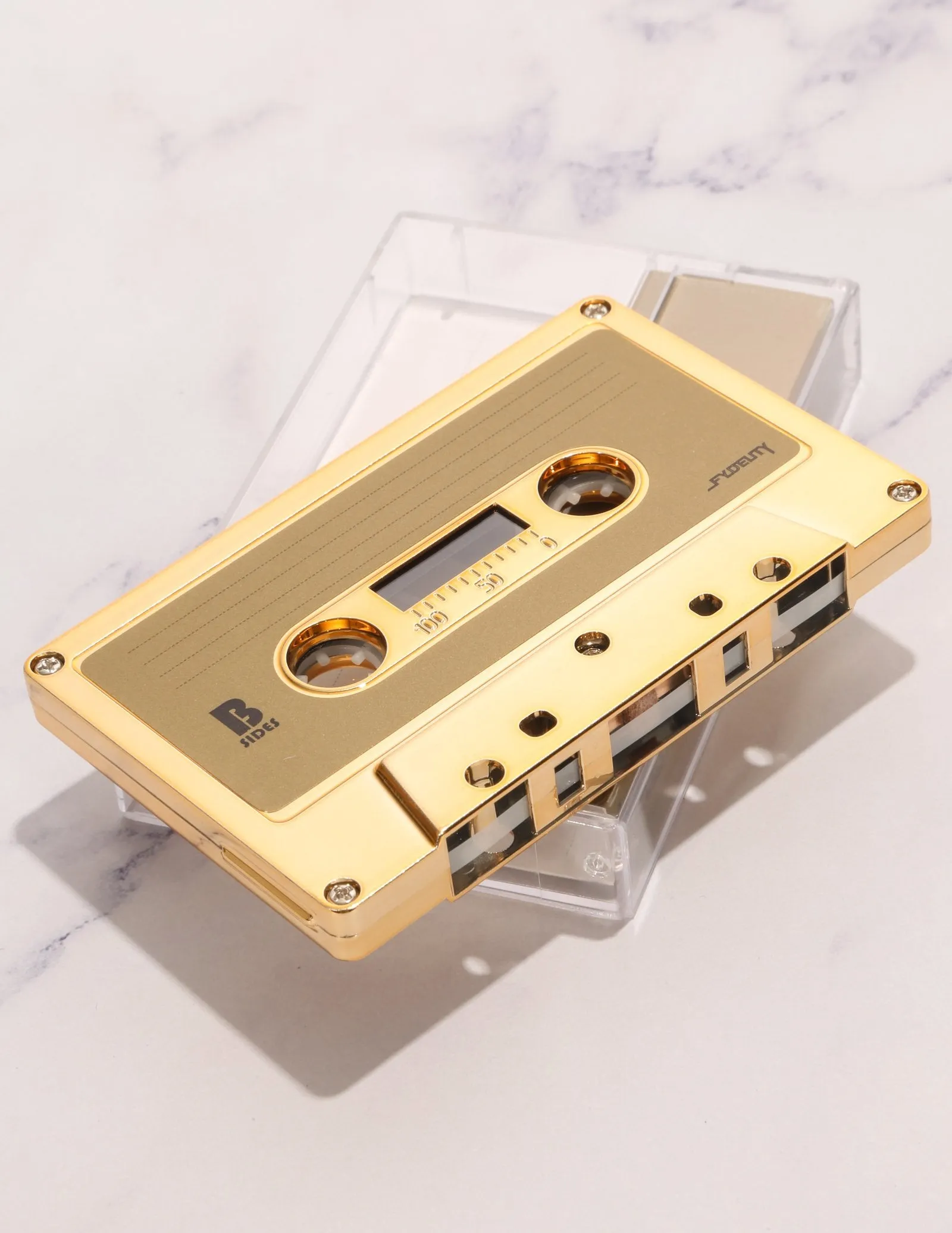 Cassette Tapes | Blank 60 Min 10-Pack | Gold CHROME