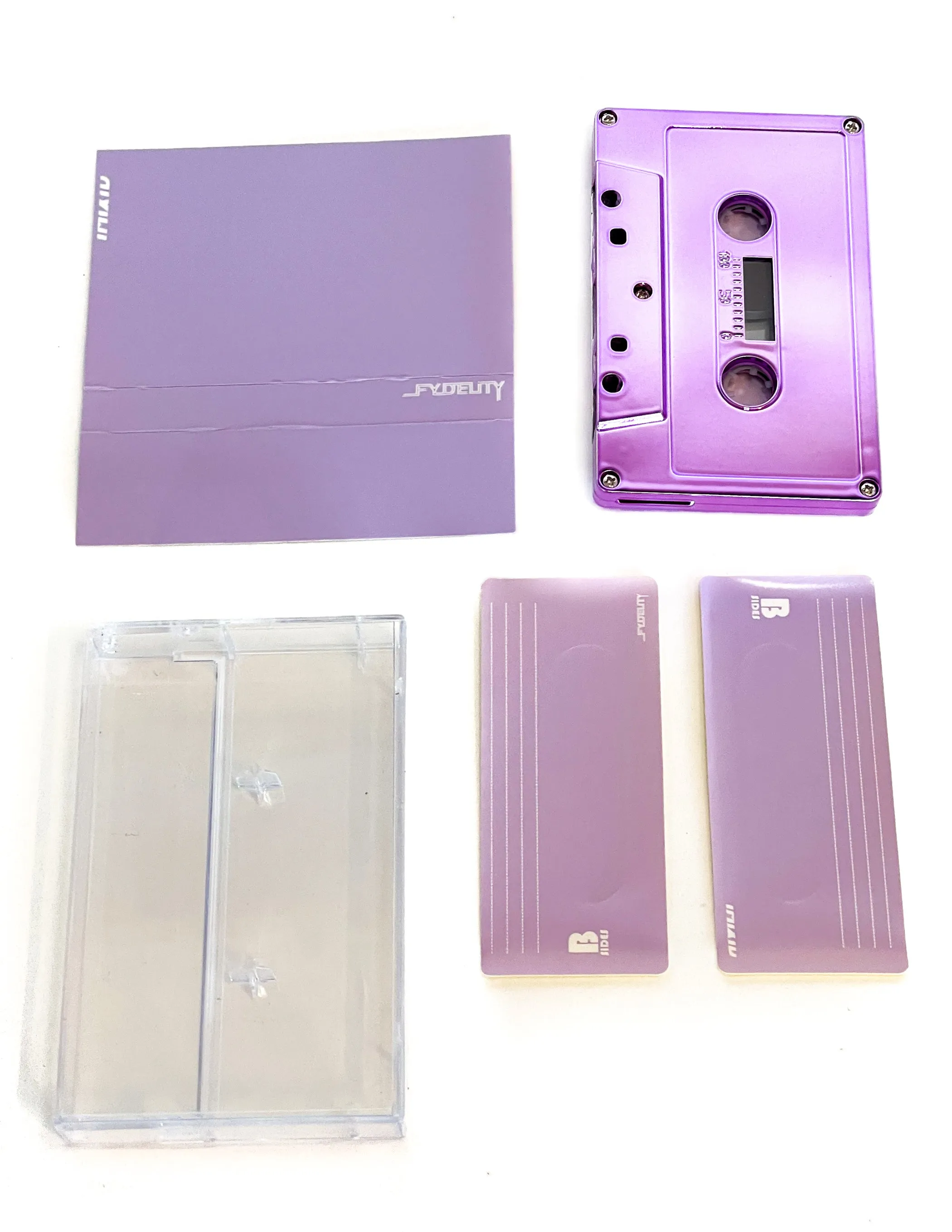Cassette Tapes | Blank 60 Min 10-Pack | Lavender Chrome
