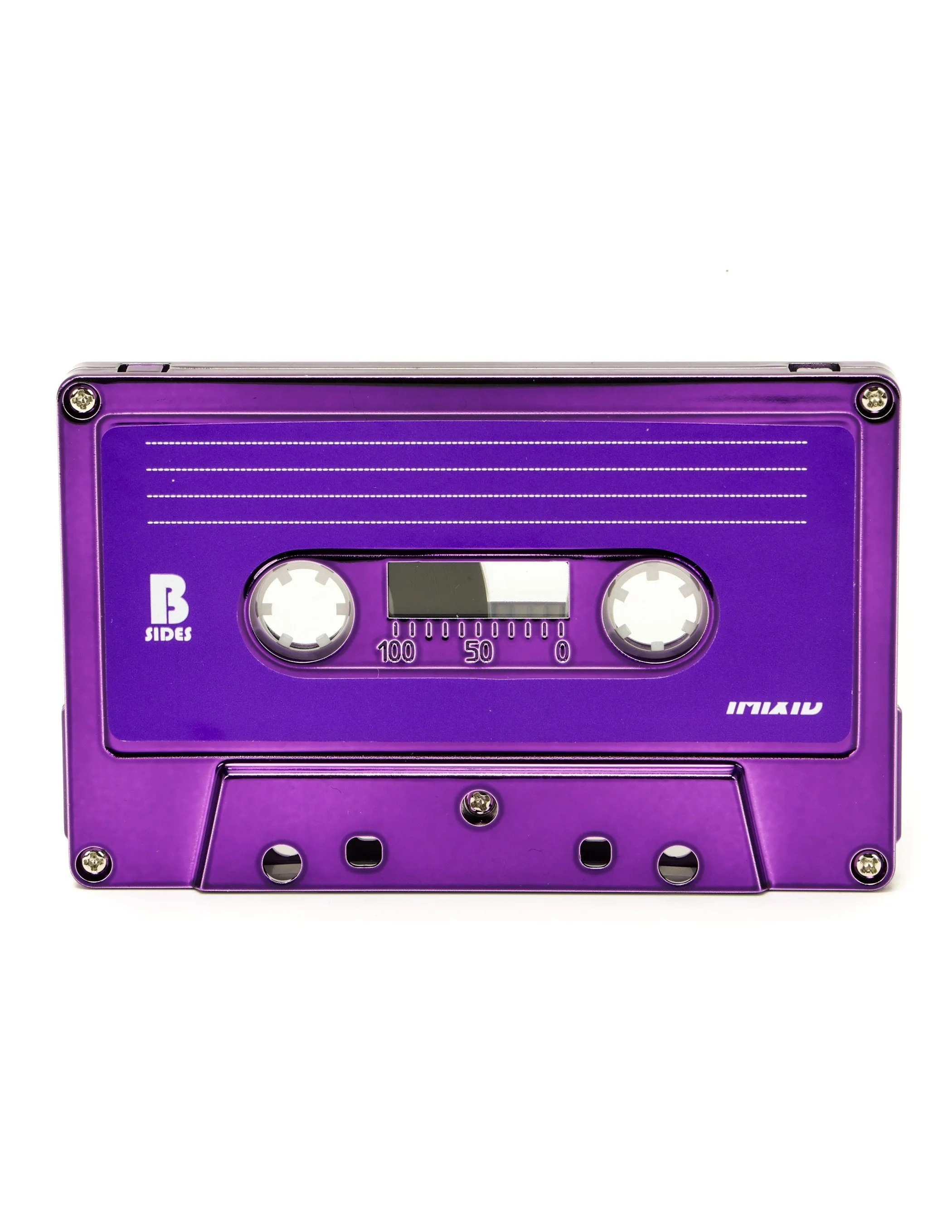 Cassette Tapes | Blank 60 Min 10-Pack | Purple Chrome