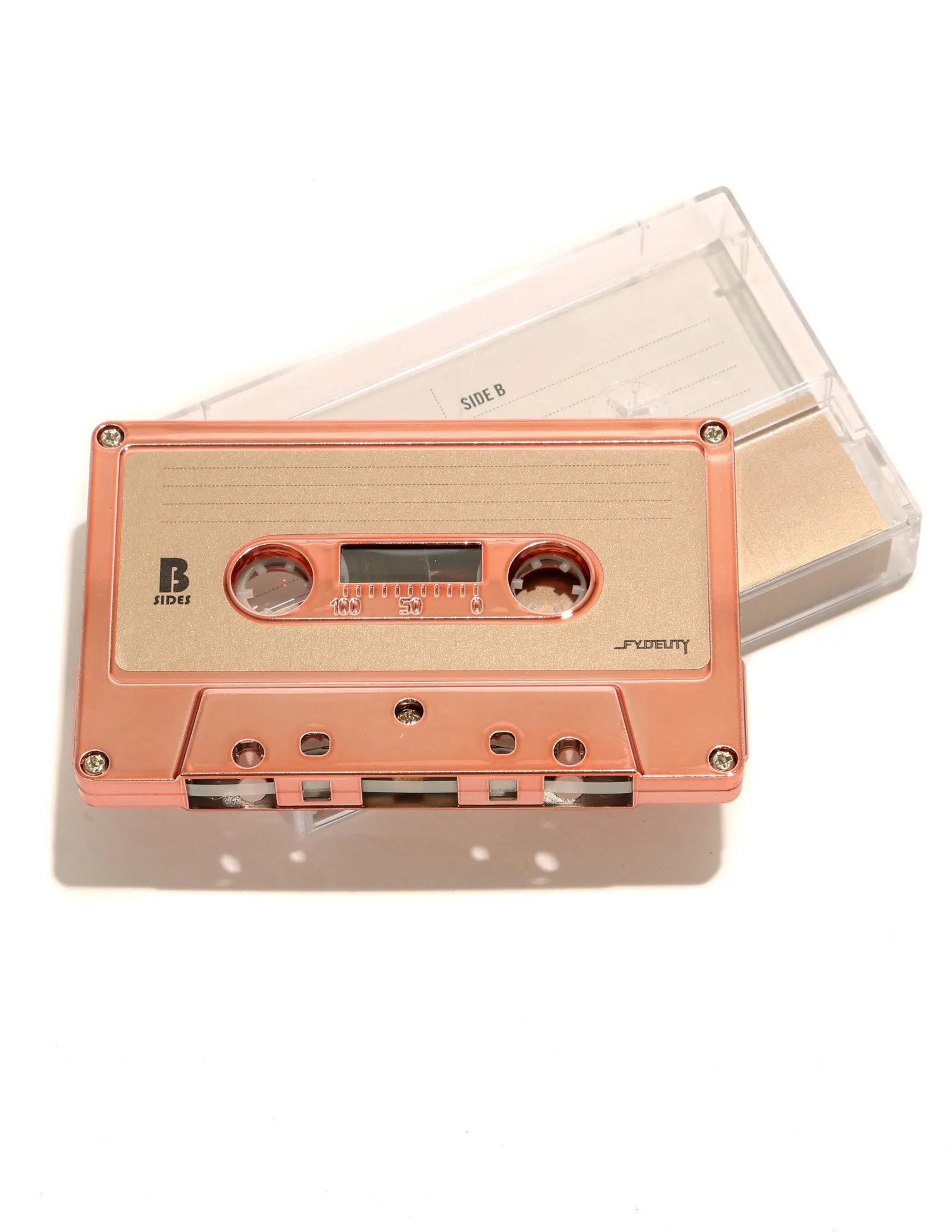 Cassette Tapes | Blank 60 Min 10-Pack | Rose Gold CHROME