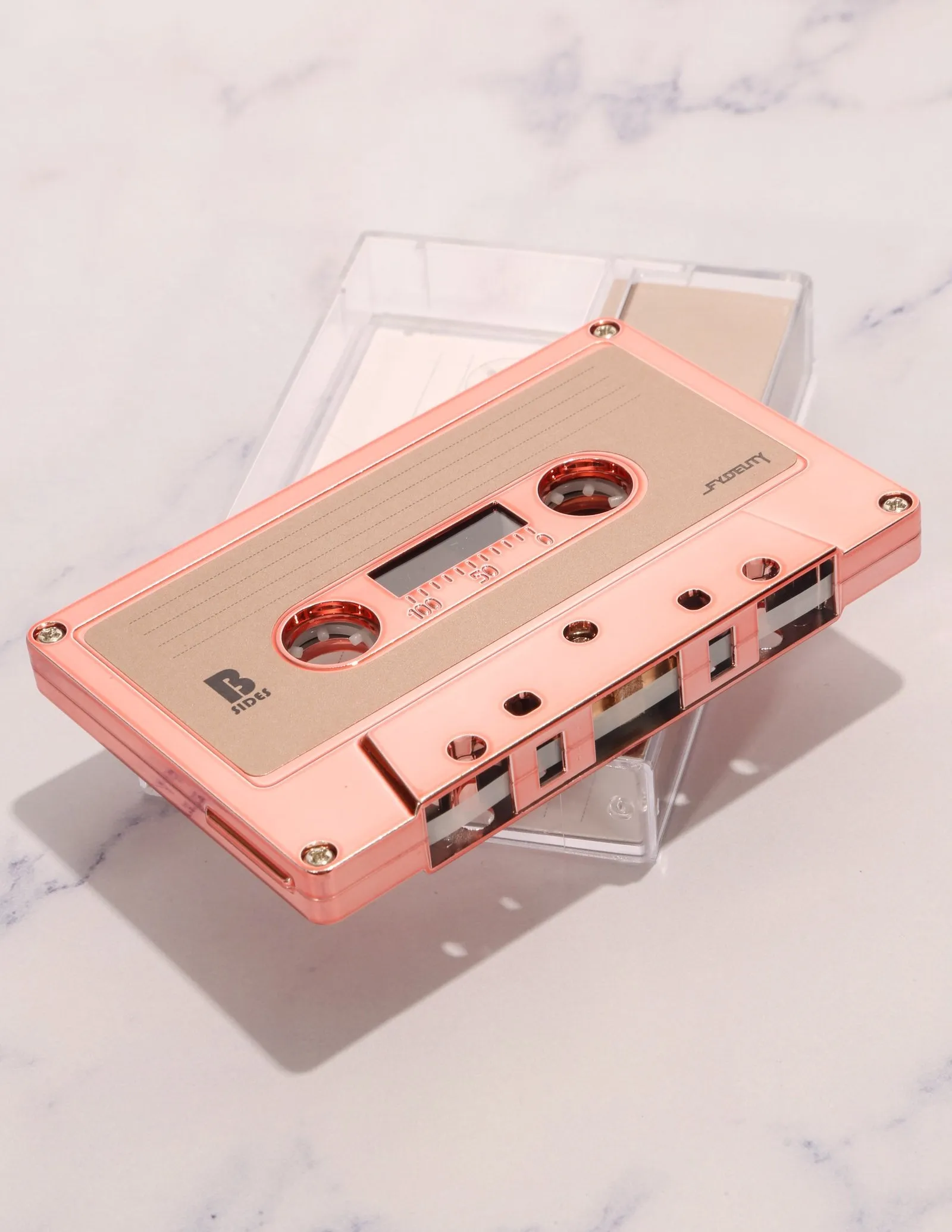 Cassette Tapes | Blank 60 Min 10-Pack | Rose Gold CHROME