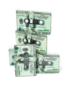 Cassette Tapes | Blank 60 Min 5-Pack | Benjamins $100