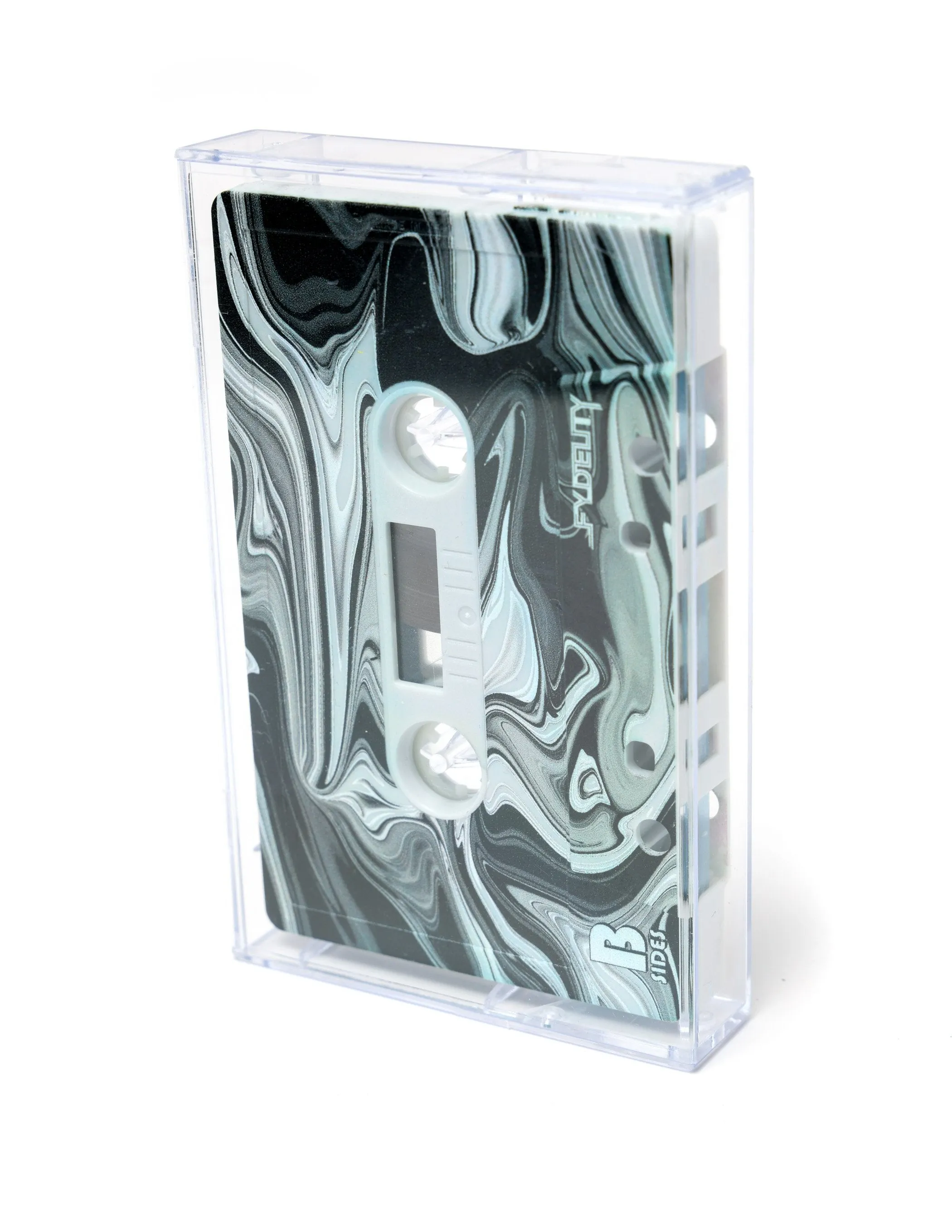 Cassette Tapes | Blank 60 Min 5-Pack | Black Swirl