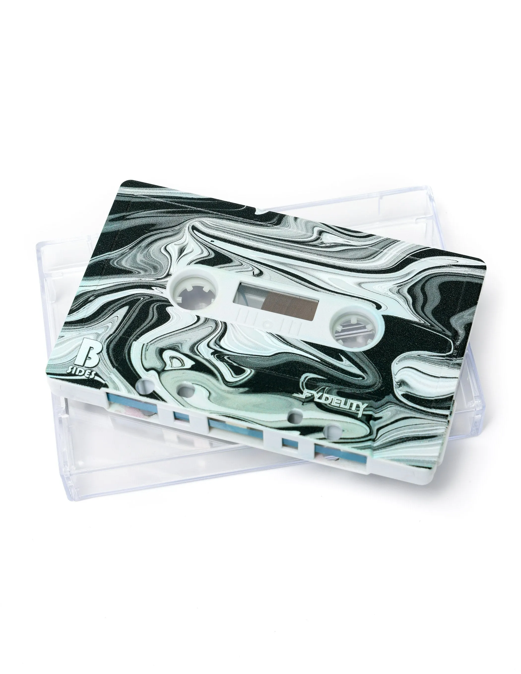 Cassette Tapes | Blank 60 Min 5-Pack | Black Swirl