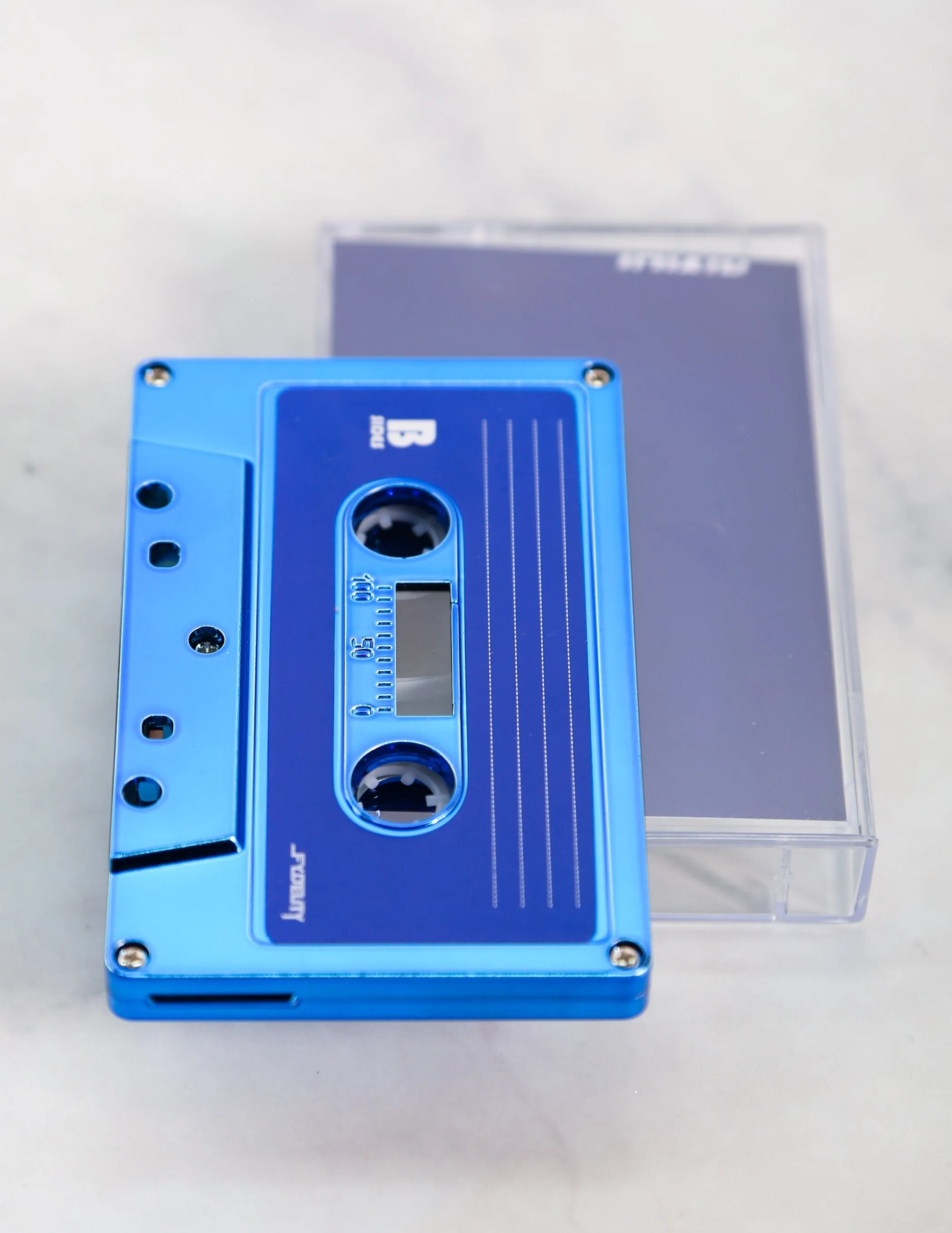 Cassette Tapes | Blank 60 Min 5-Pack | Blue Chrome