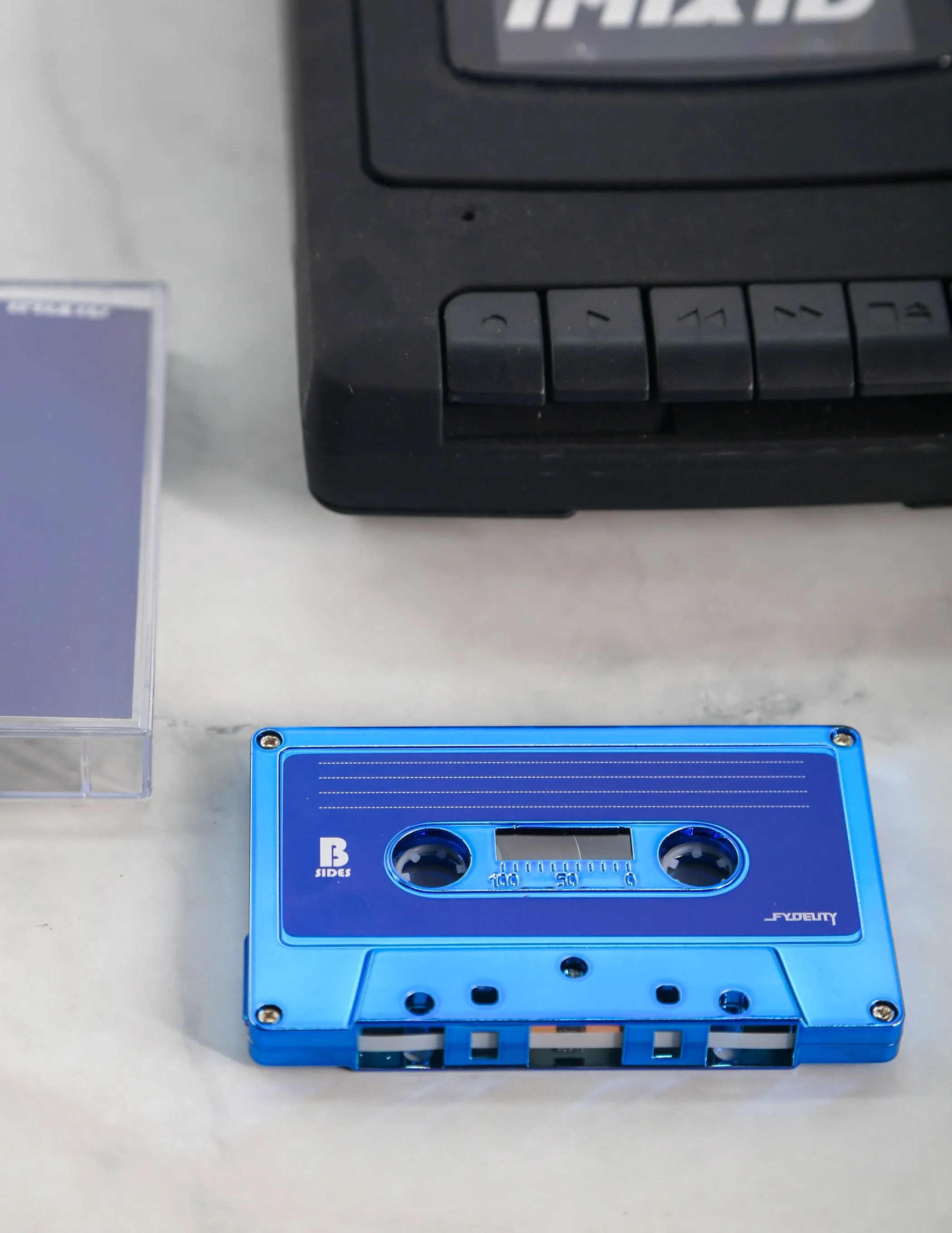 Cassette Tapes | Blank 60 Min 5-Pack | Blue Chrome