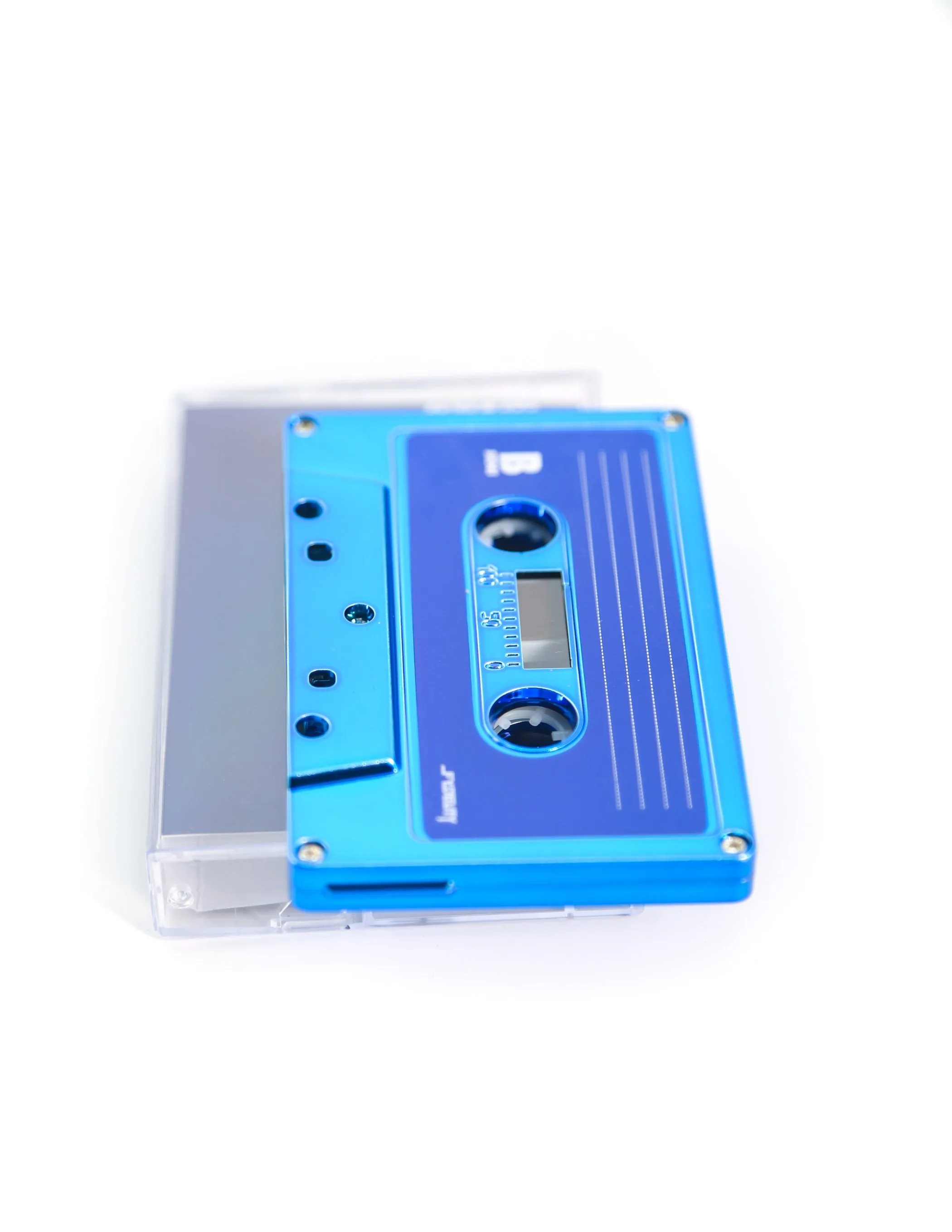 Cassette Tapes | Blank 60 Min 5-Pack | Blue Chrome