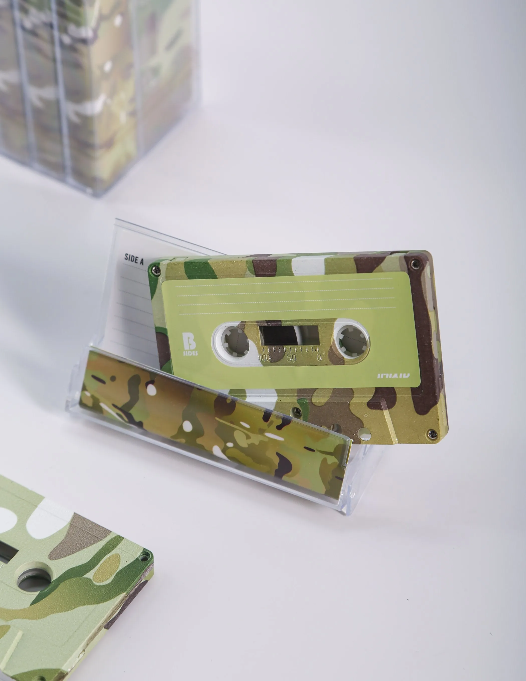 Cassette Tapes | Blank 60 Min 5-Pack | Camouflage