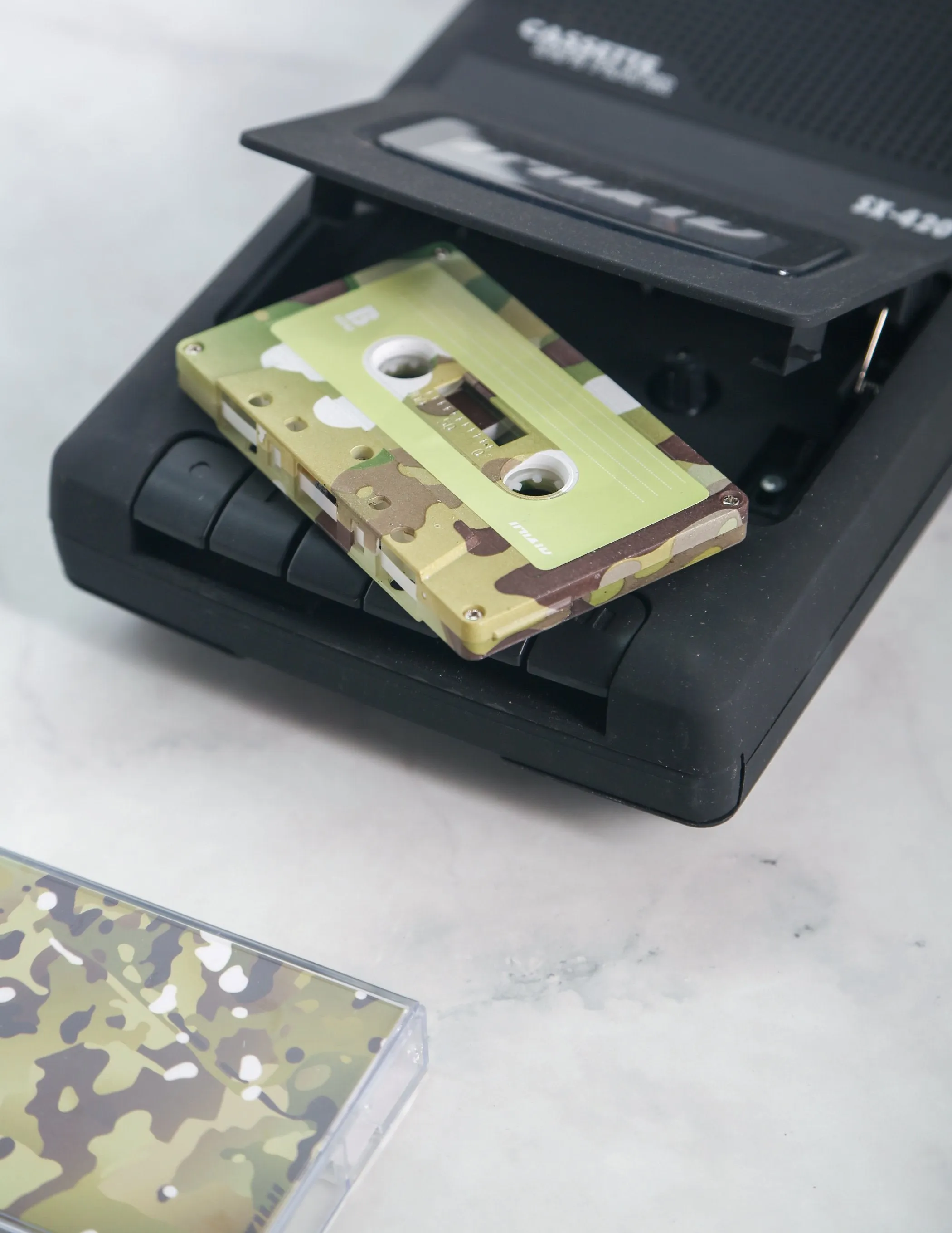 Cassette Tapes | Blank 60 Min 5-Pack | Camouflage