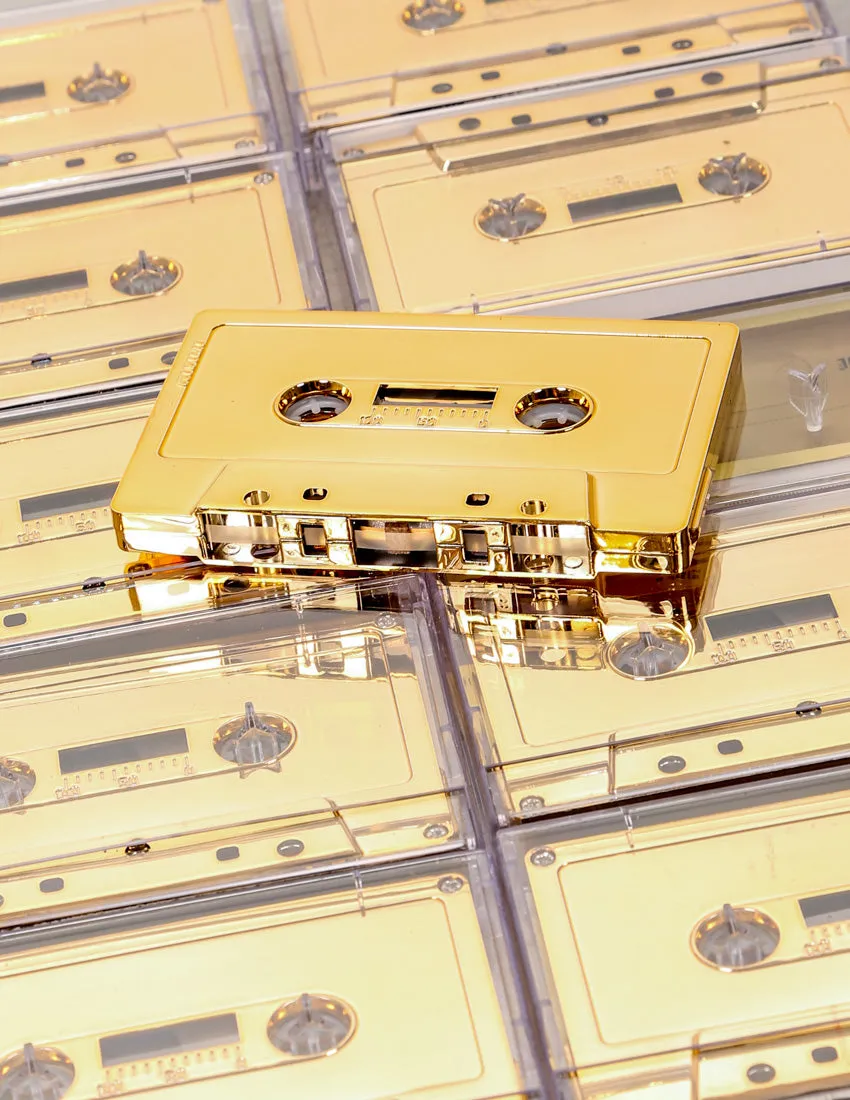 Cassette Tapes | Blank 60 Min 5-Pack | Gold CHROME