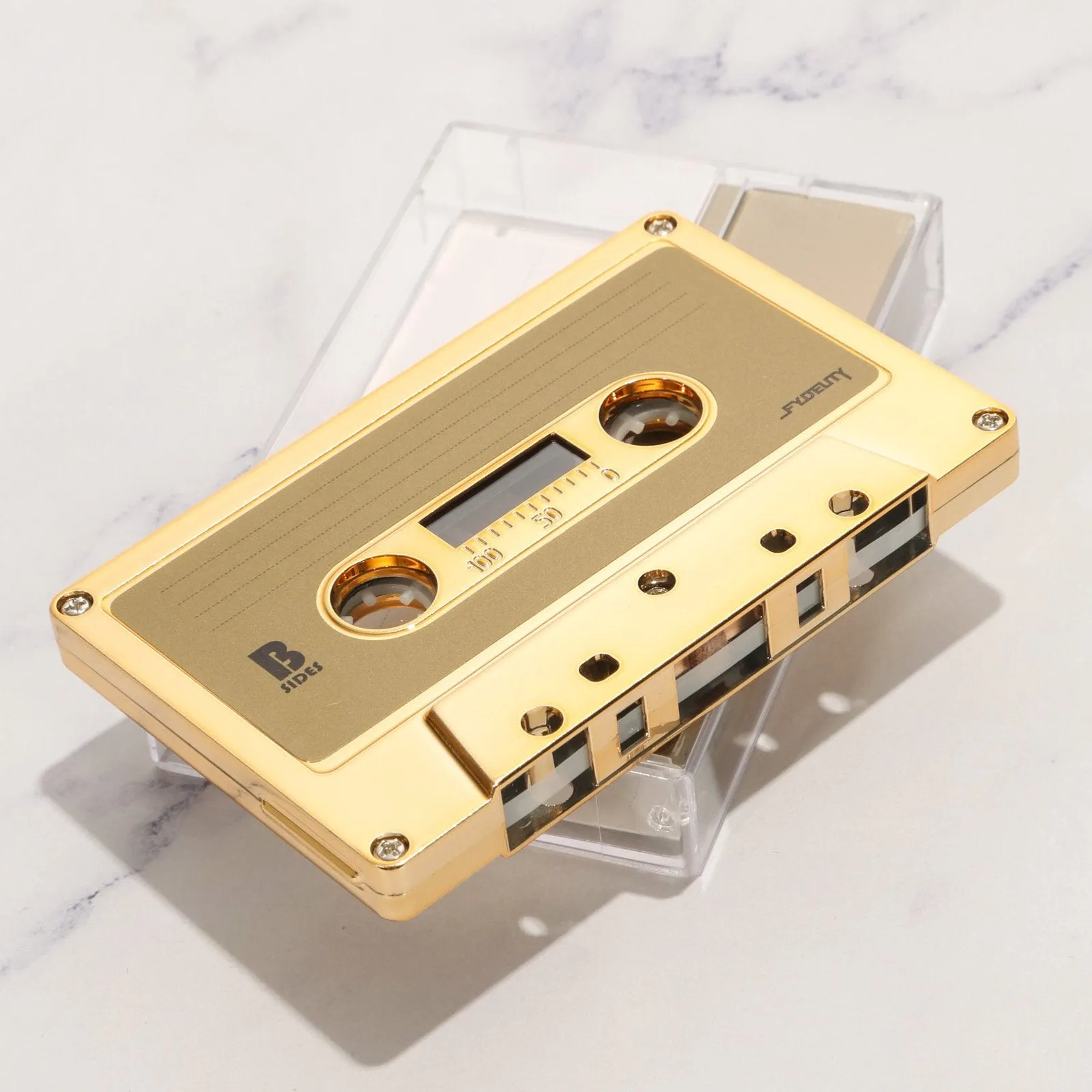 Cassette Tapes | Blank 60 Min 5-Pack | Gold CHROME