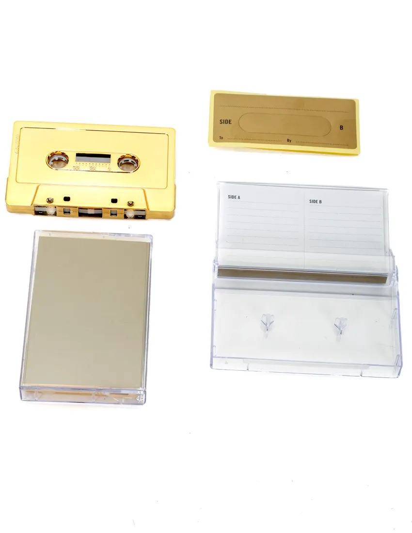 Cassette Tapes | Blank 60 Min 5-Pack | Gold CHROME